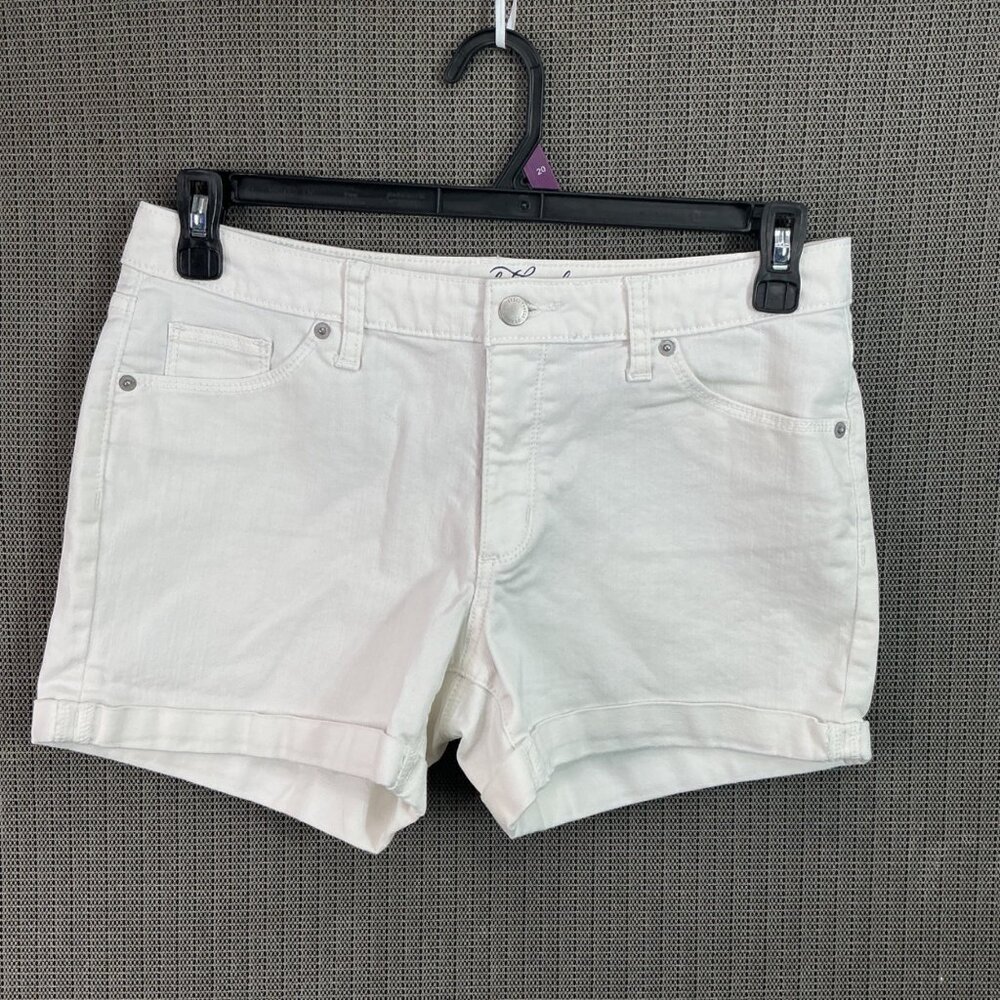 Universal Thread Womens White Mid Rise Midi Shorts Size 8/29R